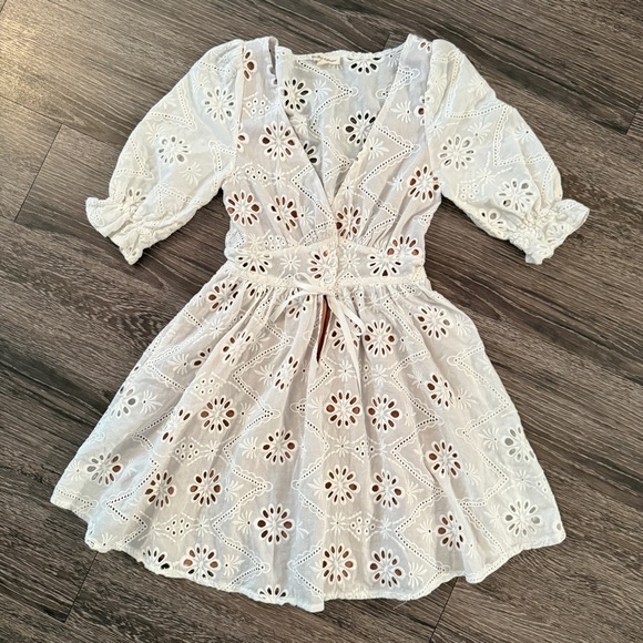 For Love & Lemons Eyelet Dress - Picture 1 of 10